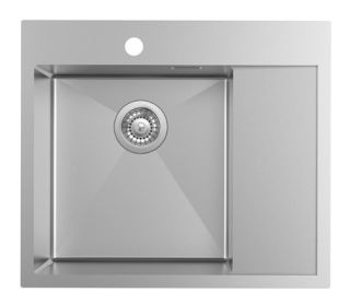 Кухонная мойка IDDIS Haze HAZ59SLi77 левая 59см сталь